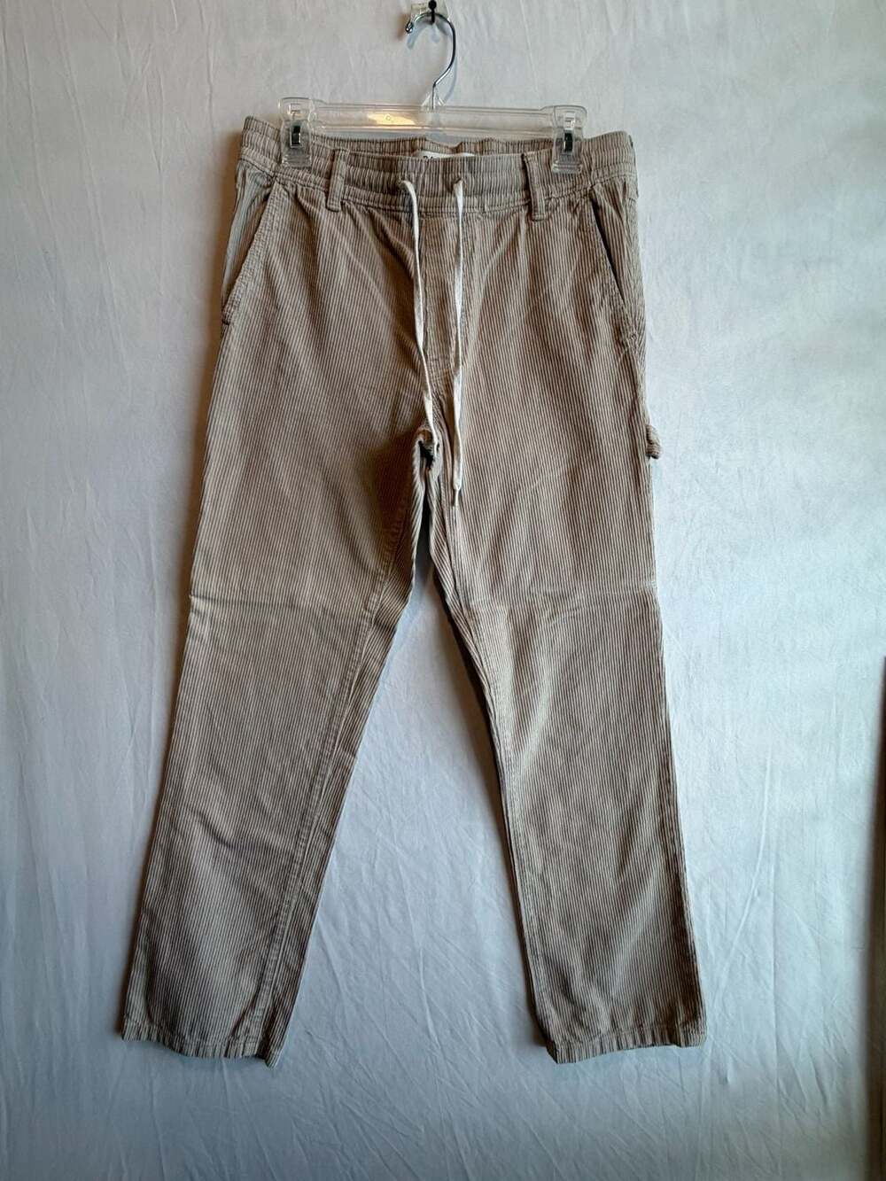 PacSun Dylan Baggy Corduroy Carpenter Pants in Tan